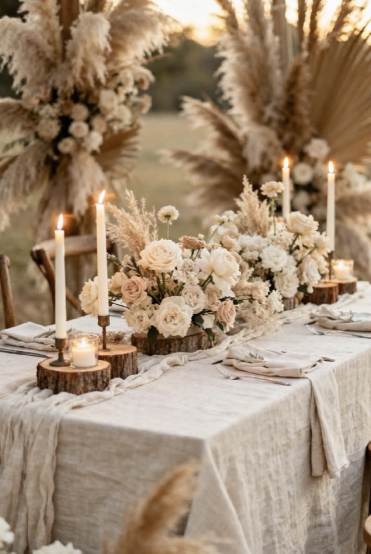 Centre de table invités